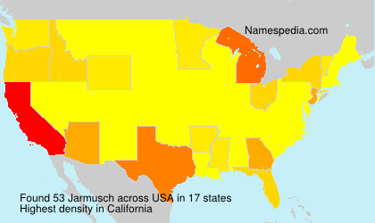 Surname Jarmusch in USA Surname Jarmusch in USA