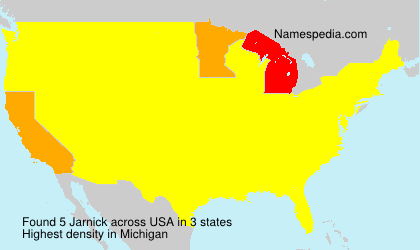 Surname Jarnick in USA Surname Jarnick in USA