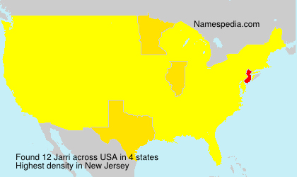 Surname Jarri in USA Surname Jarri in USA