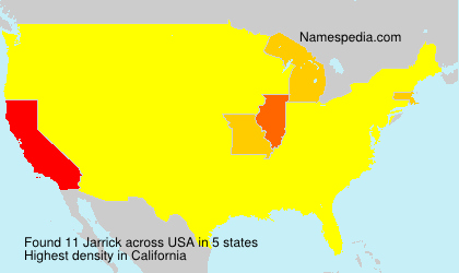 Surname Jarrick in USA Surname Jarrick in USA