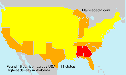 Surname Jarrison in USA Surname Jarrison in USA