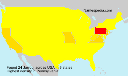 Surname Jarrouj in USA