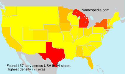 Surname Jary in USA Surname Jary in USA