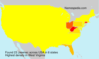 Surname Jasenec in USA Surname Jasenec in USA