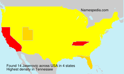 Surname Jasenovic in USA Surname Jasenovic in USA