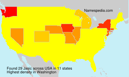Surname Jasic in USA Surname Jasic in USA