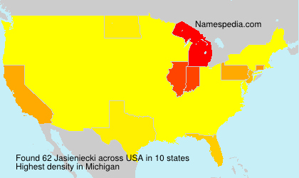 Surname Jasieniecki in USA Surname Jasieniecki in USA