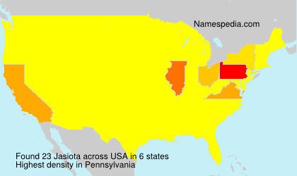 Surname Jasiota in USA Surname Jasiota in USA