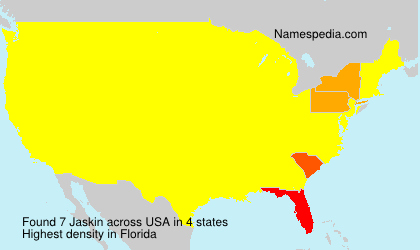 Surname Jaskin in USA