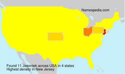 Surname Jasontek in USA Surname Jasontek in USA