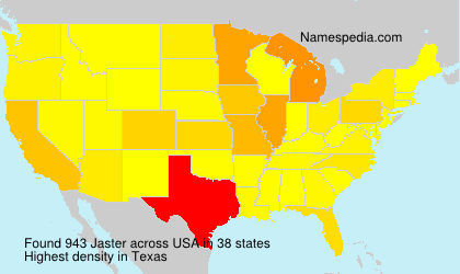 Surname Jaster in USA Surname Jaster in USA