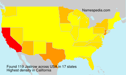Surname Jastrow in USA Surname Jastrow in USA