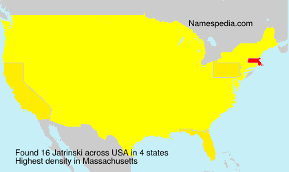 Surname Jatrinski in USA Surname Jatrinski in USA