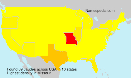 Surname Jaudes in USA Surname Jaudes in USA