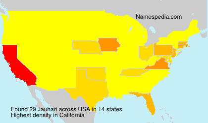 Surname Jauhari in USA Surname Jauhari in USA