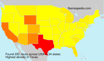 Surname Jaure in USA Surname Jaure in USA