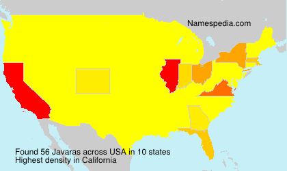 Surname Javaras in USA Surname Javaras in USA
