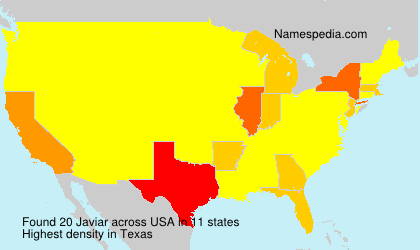 Surname Javiar in USA Surname Javiar in USA