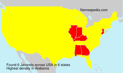 Surname Javonda in USA Surname Javonda in USA
