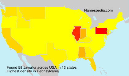 Surname Javorka in USA Surname Javorka in USA