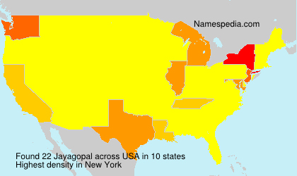 Surname Jayagopal in USA