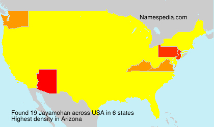 Surname Jayamohan in USA Surname Jayamohan in USA
