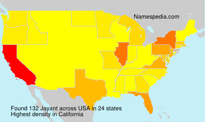Surname Jayant in USA Surname Jayant in USA