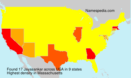 Surname Jayasankar in USA Surname Jayasankar in USA