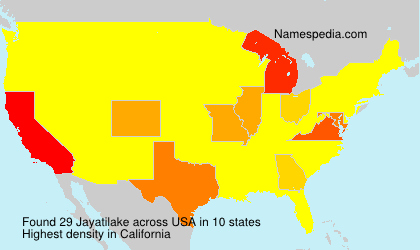 Surname Jayatilake in USA Surname Jayatilake in USA