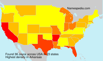 Surname Jayce in USA Surname Jayce in USA