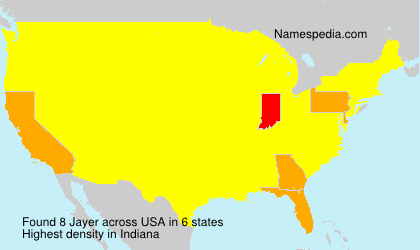 Surname Jayer in USA