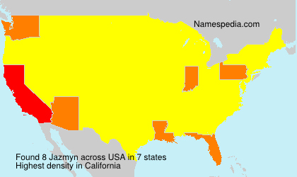 Surname Jazmyn in USA