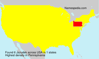 Surname Jazudek in USA Surname Jazudek in USA