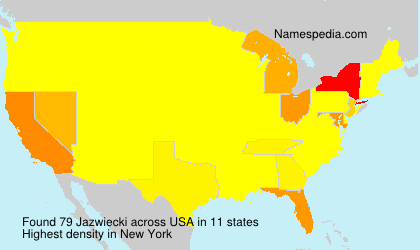 Surname Jazwiecki in USA Surname Jazwiecki in USA