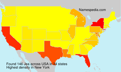 Surname Jea in USA Surname Jea in USA