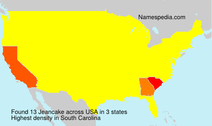 Surname Jeancake in USA Surname Jeancake in USA