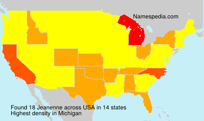 Surname Jeanenne in USA Surname Jeanenne in USA