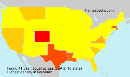 Surname Jeanjaquet in USA Surname Jeanjaquet in USA
