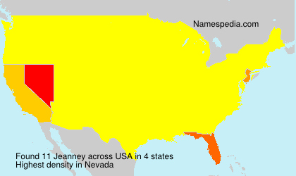 Surname Jeanney in USA Surname Jeanney in USA