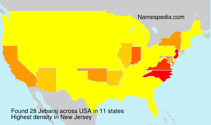 Surname Jebaraj in USA Surname Jebaraj in USA