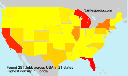 Surname Jebb in USA Surname Jebb in USA