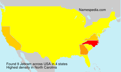 Surname Jebram in USA