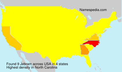 Surname Jebram in USA Surname Jebram in USA