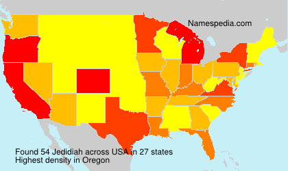 Surname Jedidiah in USA Surname Jedidiah in USA
