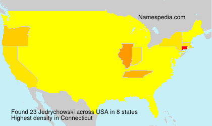 Surname Jedrychowski in USA Surname Jedrychowski in USA