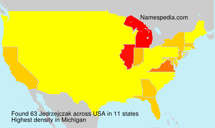 Surname Jedrzejczak in USA Surname Jedrzejczak in USA