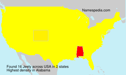 Surname Jeely in USA Surname Jeely in USA