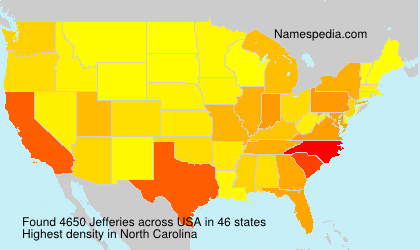 Surname Jefferies in USA Surname Jefferies in USA