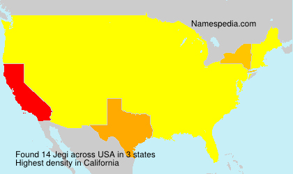 Surname Jegi in USA Surname Jegi in USA