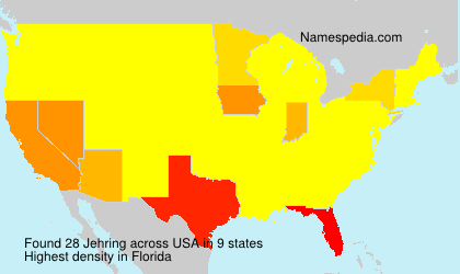 Surname Jehring in USA Surname Jehring in USA